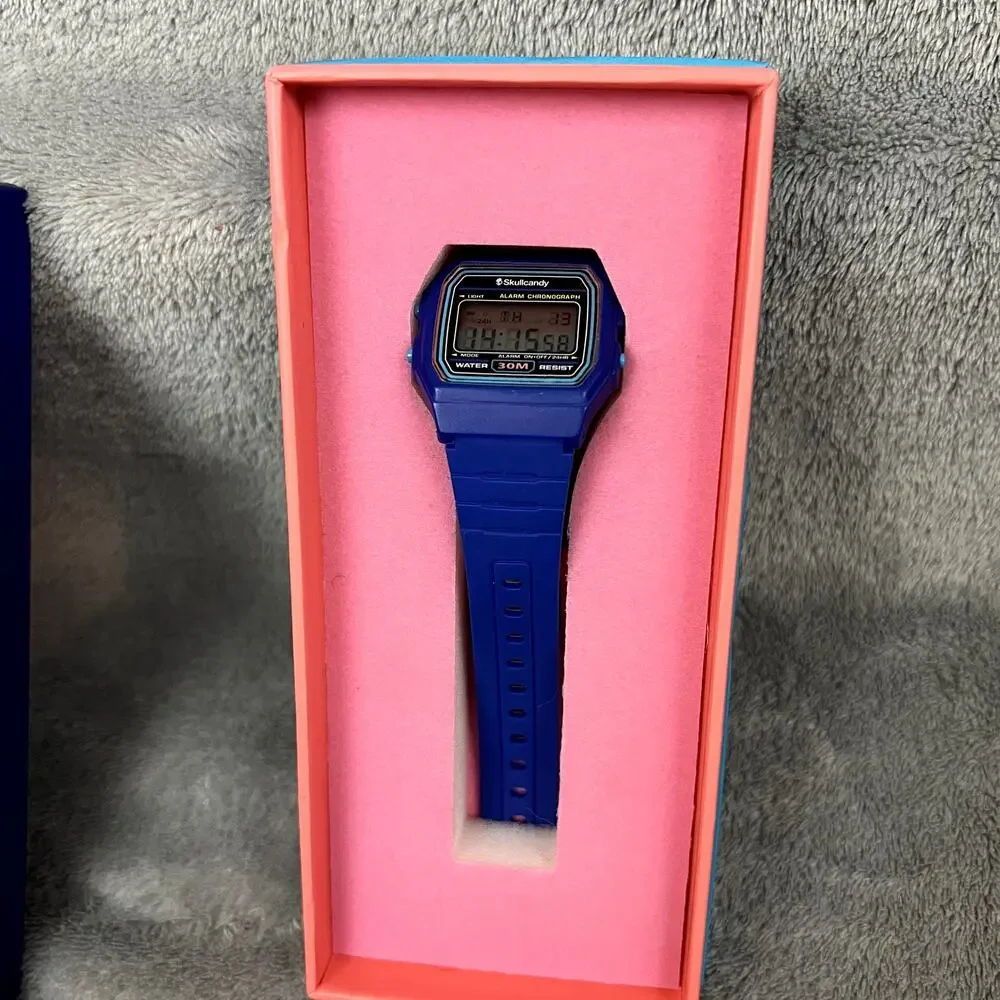 Skullcandy RAD Limited Edition 08/19 Watch 12 Moods Blue Water‎ Resistant